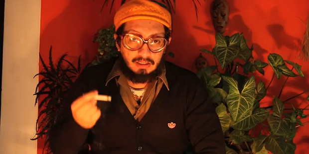 Artist and activist Francisco Tapia, who is also known as "Papas Frita". Photo / YouTube