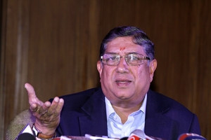 Narayanaswami Srinivasan. Photo / AP
