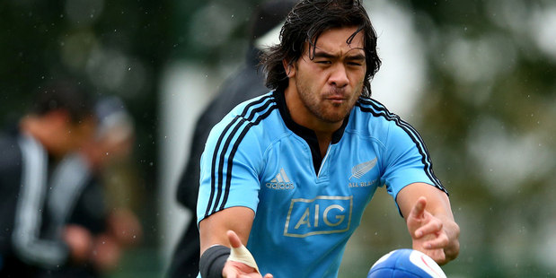 Steven Luatua is one of seven players fighting for loose forward spots in the All Blacks. Photo / Getty Images