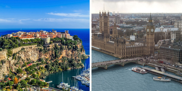 Central London is the second-most expensive place in Europe to put a roof over your head after Monaco. Photo / Thinkstock