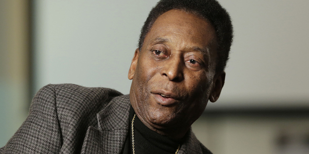 Soccer legend Pele. Photo / AP
