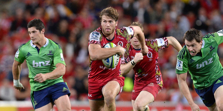 Dom Shipperley of the Reds makes a break. Photo / Getty Images