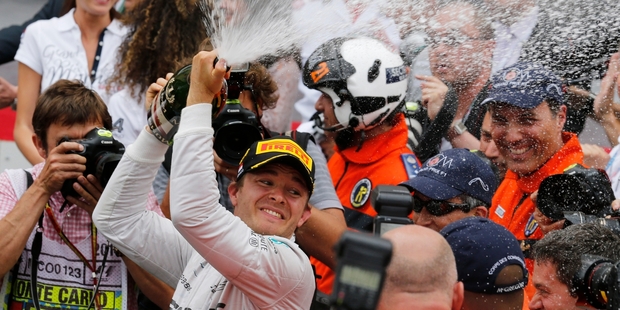 Nico Rosberg says he and Lewis Hamilton will talk through their differences after the German beat Hamilton in the Monaco Grand Prix. Photo / AP