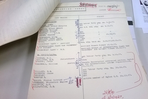 Declassified spy documents.