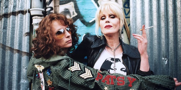 Jennifer Saunders and Joanna Lumley in Absolutely Fabulous.