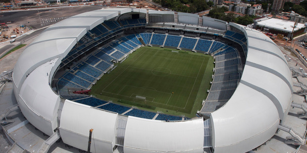Arena das Dunas in Natal, Brazil. Photo / AP