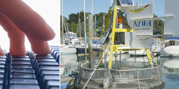 A security specialist says its possible hackers would be interested in the location of Niwa's weather buoys (right). Photo / NZ Herald