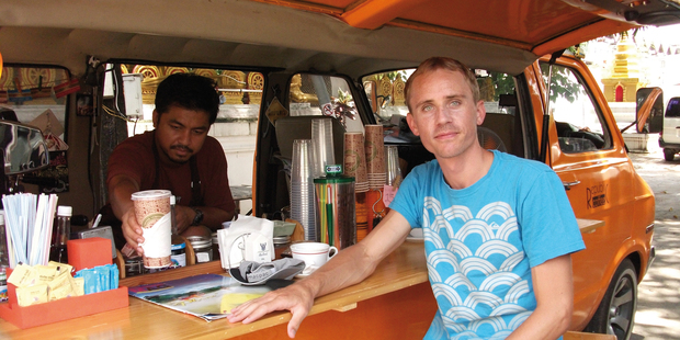 Anthropologist Chris Howard found travellers in Nepal could be more connected to friends back home than the places they were visiting.