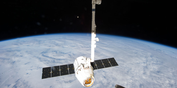 SpaceX Dragon-2 spacecraft. Last month, SpaceX CEO Elon Musk sued the government over a multibillion-dollar contract for 36 rockets to launch defence payloads into space. Photo / AP