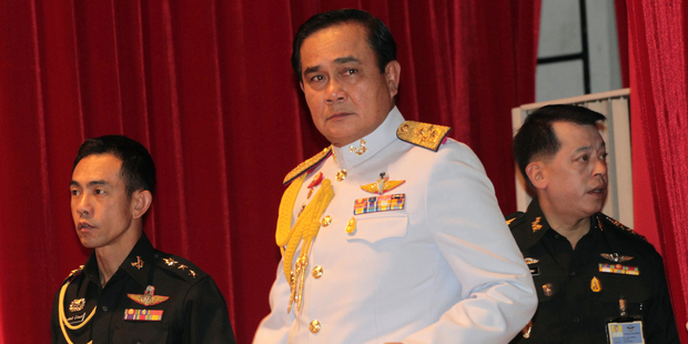 General Prayuth Chan-ocha, has warned that protests against the coup will not be tolerated. Photo / AP