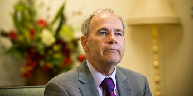 Auckland Mayor Len Brown acknowledged that difficult decisions lay ahead. Photo / Greg Bowker