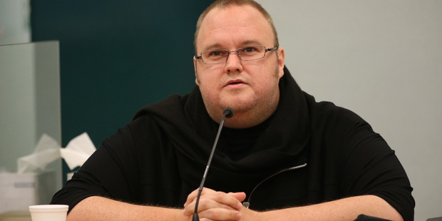 The music industry has joined up with the movie studios in a bid to freeze the assets of Kim Dotcom. Photo / Greg Bowker