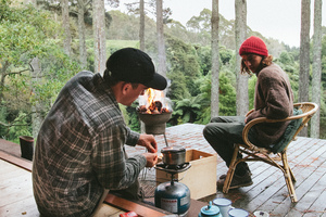 George Wilkins and William McCallum, of George & Willy, love creating things with their hands. Picture / Supplied