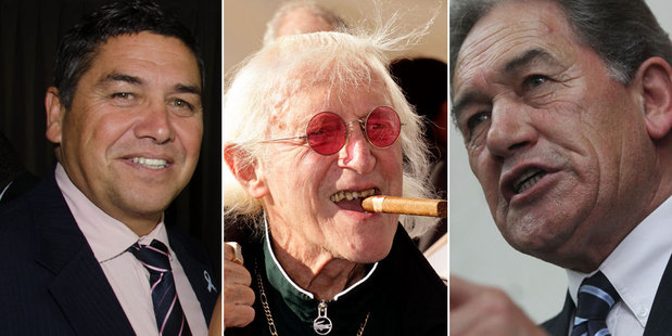 Winston Peters had referred to Brendan Horan in the House as 'the Jimmy Savile of NZ politics'. Photo / NZ Herald, Getty Images