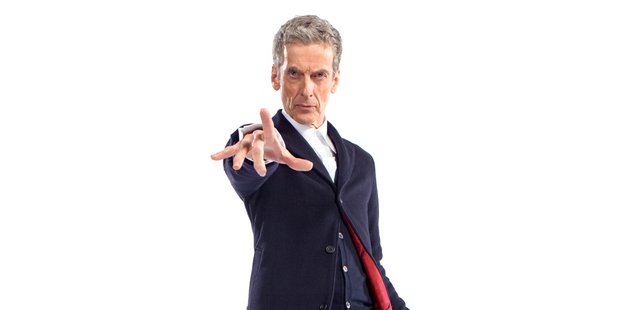 Peter Capaldi as Doctor Who.