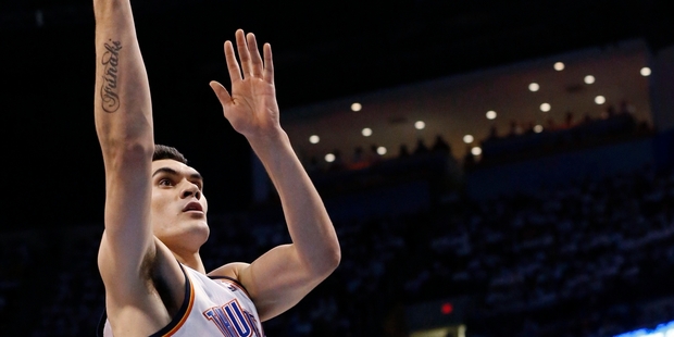 Steven Adams has prioritised his plans with Oklahoma City over a Tall Blacks World Cup tilt. Photo / AP