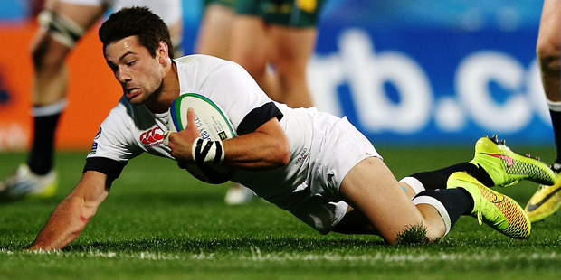 Henry Taylor scored two tries for England. Photo / Getty Images