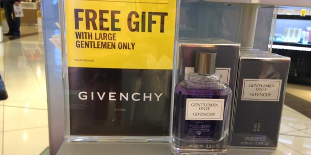 A gift for the larger gent in your life? Seen at Auckland Airport.