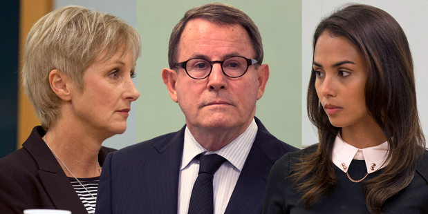 Amanda Banks (left) and Mona Dotcom (right) gave key evidence at John Banks' trial. Photos / NZ Herald
