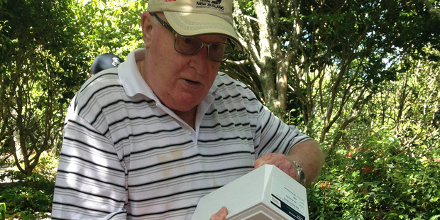 Neil Boyd spread his wife Joan's ashes under camellia bushes.