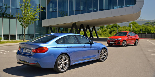 The BMW 428i and X4 are two very different coupes. Photo / Supplied