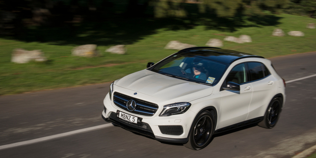 The GLA diesel has been on the market a month now, with the petrol version due next month. Pictures / Ted Baghurst