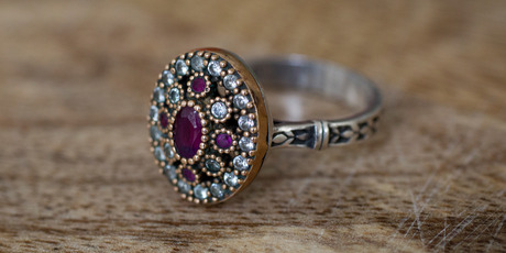 Vintage ring from a Turkish Bazaar. Photo / Sarah Ivey.