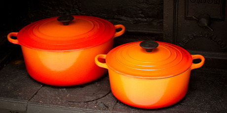 Le Creuset casserole dishes. Photo / Sarah Ivey.