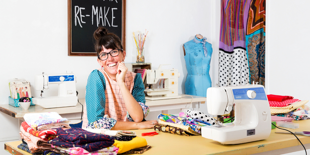 Sarah Lancaster from Sew Love Tea Do. Photo / Babiche Martens.