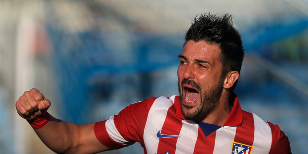 Spain's all-time leading goalscorer David Villa will play a guest stint in the A-League later this year with rebranded Melbourne City. Photo / AP