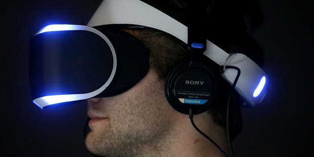 A PlayStation 4 virtual reality headset. Are virtual reality machines making a comeback or are they riding the hype cycle? Photo / AP