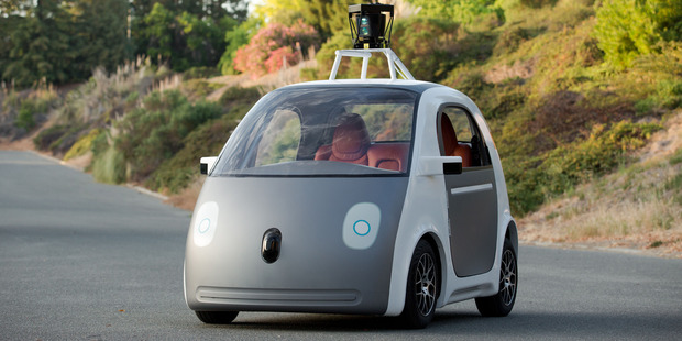 One of Google's prototypes takes itself for a spin.