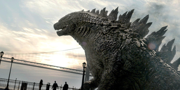A still from the new film 'Godzilla'.
