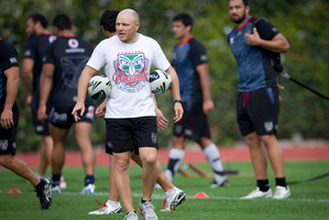 Coach Andrew McFadden at Warriors league training at Mt Smart Stadium, Auckland. Photo / Sarah Ivey