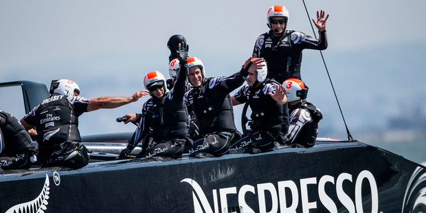 Emirates Team New Zealand competing in the 34th America's Cup. Photo / File.