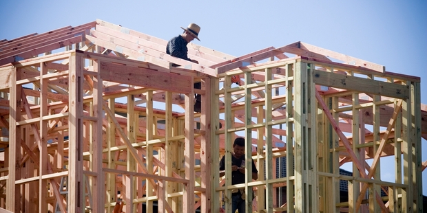 House building activity grew at its fastest pace in almost 12 years in the first quarter. Photo / Paul Estcourt
