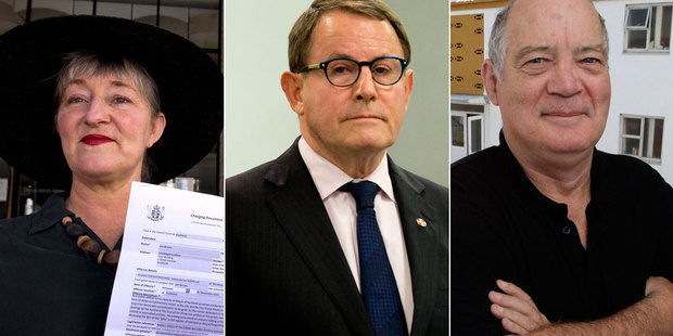 John Banks in court. Photo / Brett Phibbs