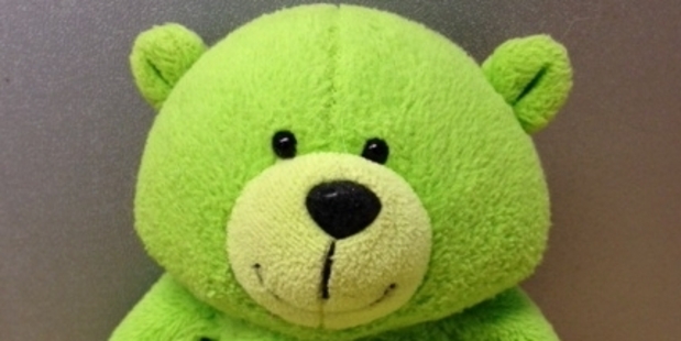 Police are hoping to reunite this teddy bear, and the treasure hidden in its pocket, with its owner. Photo/Supplied