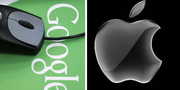 Apple is ramping up efforts to keep programmers from switching loyalties to Google and others. Photo / AFP