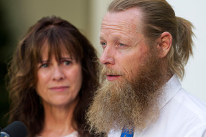 Parents of US Army Sgt. Bowe Bergdahl. Photo / AP