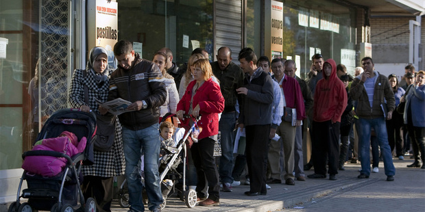 The definitions of "unemployed" vary from country to country. Photo / AP
