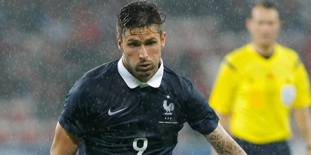 France striker Olivier Giroud and his teammates are prepared for a physical encounter with Honduras on Monday. Photo / AP
