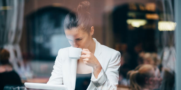 There's nothing 'naughty' about enjoying the boost of a morning coffee.
Photo / 123RF