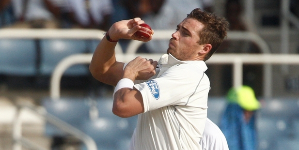 Tim Southee has jumped to No 5 on the world rankings. Picture / AP