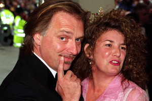 Rik Mayall died after going for a jog, says his wife. Photo / Getty Images