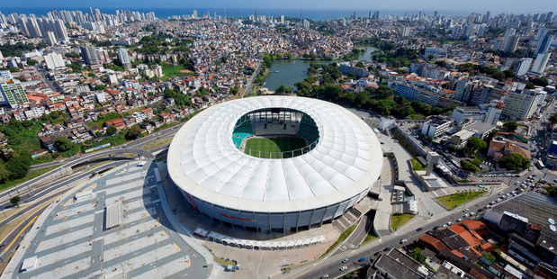 Arena Fonte Nova stadium, in Salvador, Brazil. Photo / AP