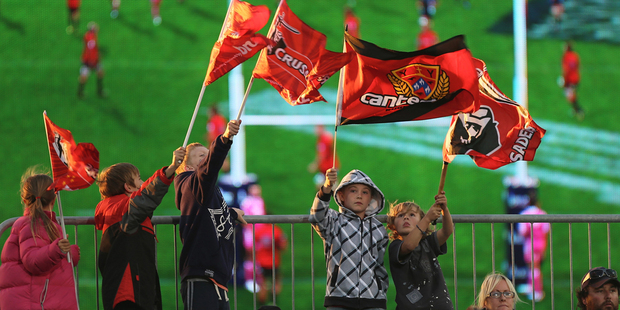 The Crusaders' midweek match against England has sold out. Photo / Getty Images.