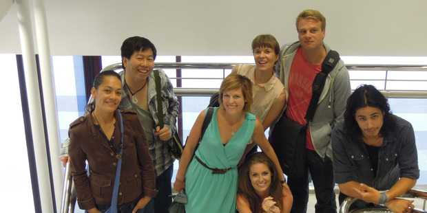 The cast of locally made 'dramamentary' Passion in Paradise. It's on late, so probably best to record it.