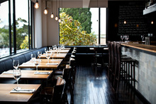 Interior of the new extension to the dining room at The Engine Room. Photo / Babiche Martens.