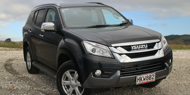 The versatile Isuzu MU-X is being aimed at the lifestyle market in New Zealand. Pictures / Damien OCarroll